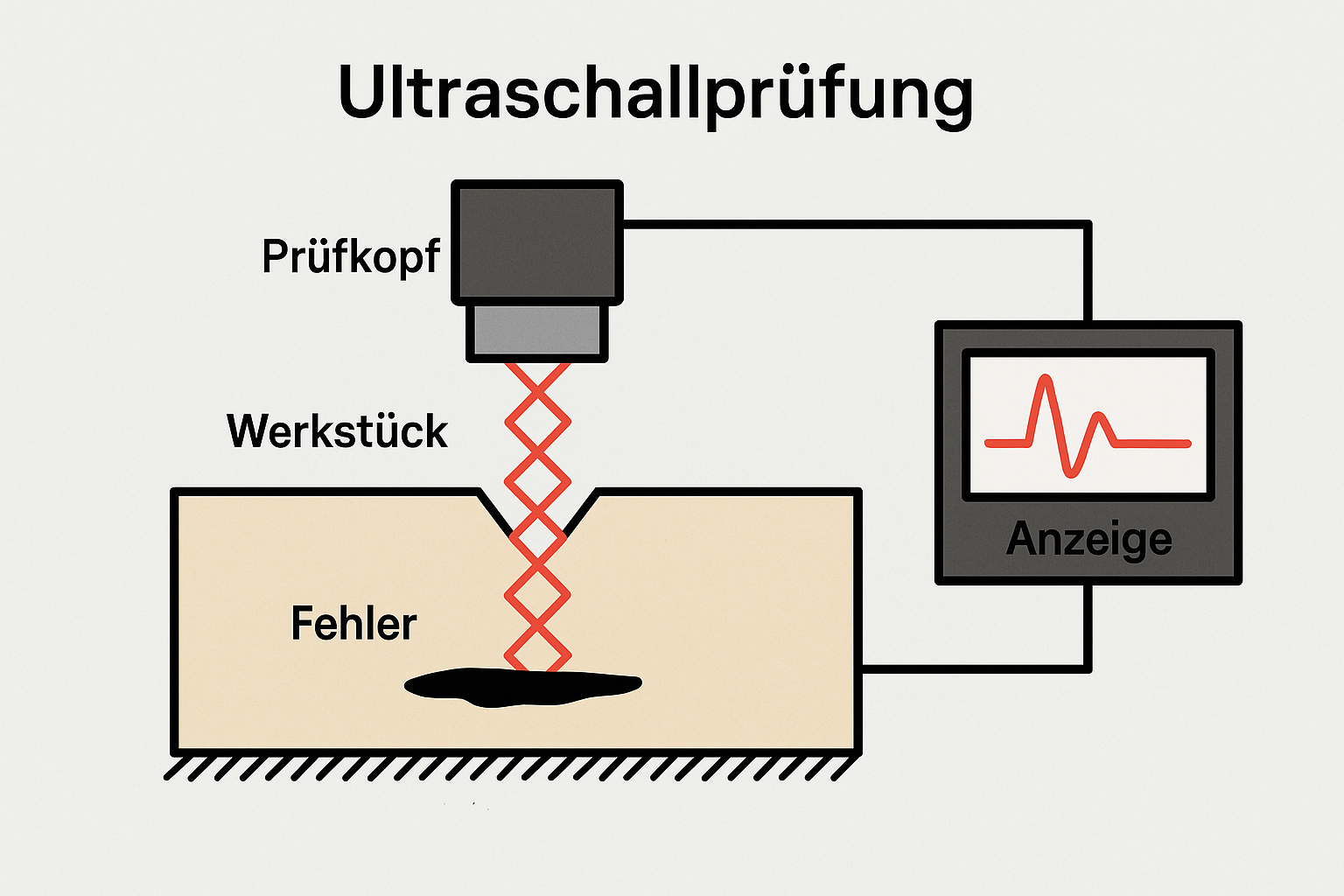 Ultraschallprüfung